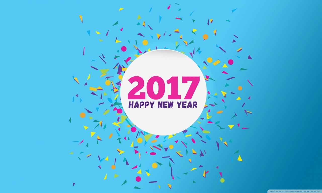 New Year 2017 Ultra HD Desktop Background Wallpaper for : Widescreen