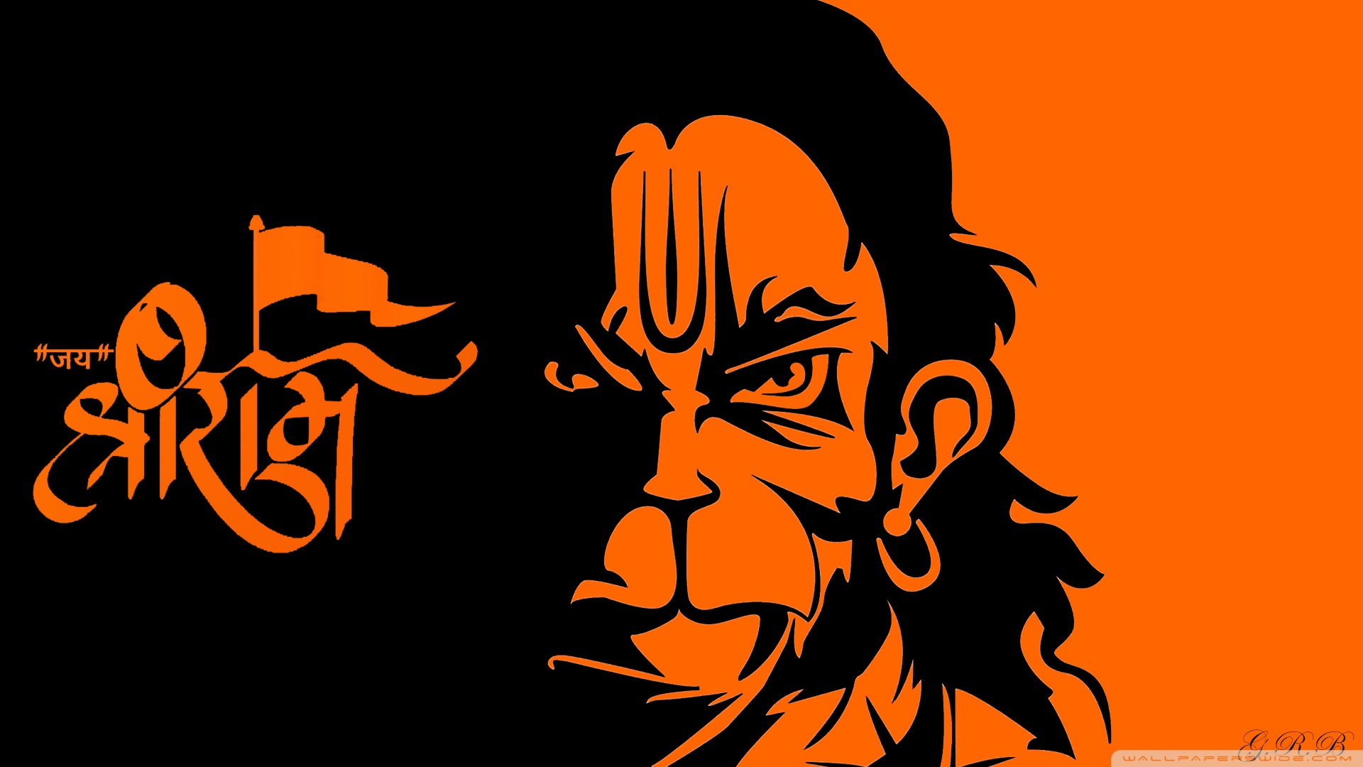 Jai Shree Ram Hanuman Ultra HD Desktop Background Wallpaper for 4K UHD TV