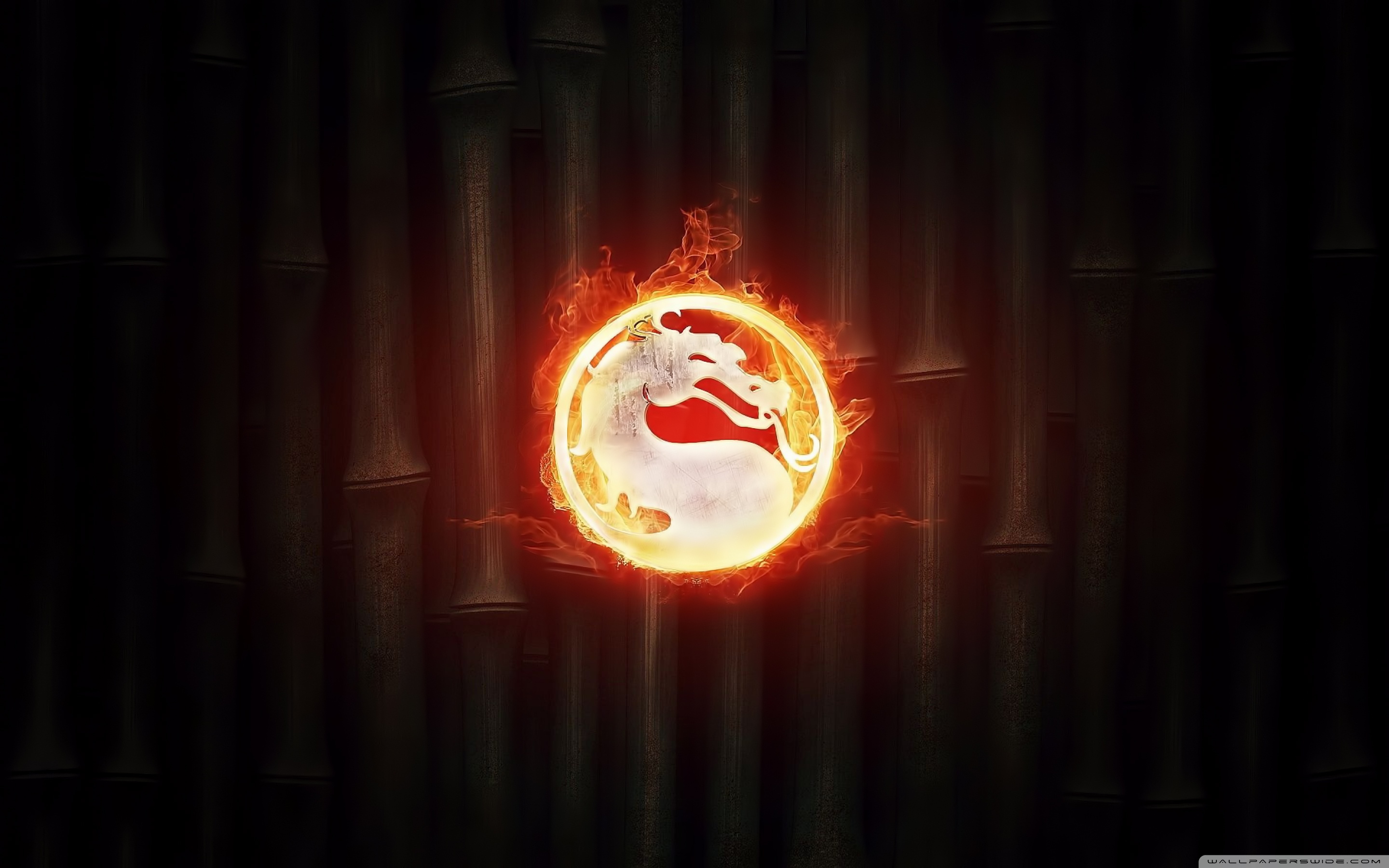 Mortal Kombat Logo Ultra Hd Desktop Background Wallpaper For