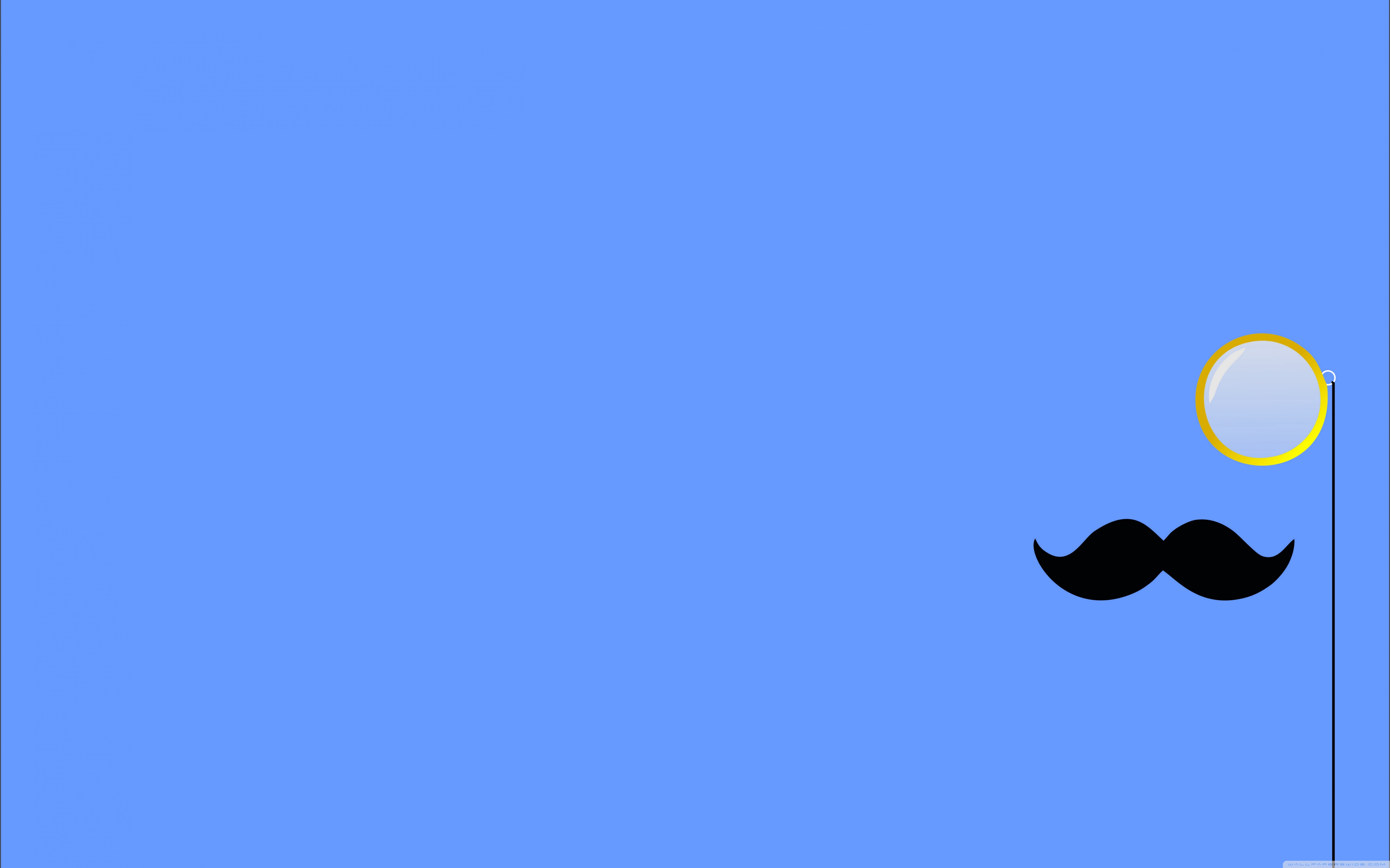 Mustache Ultra HD Desktop Background