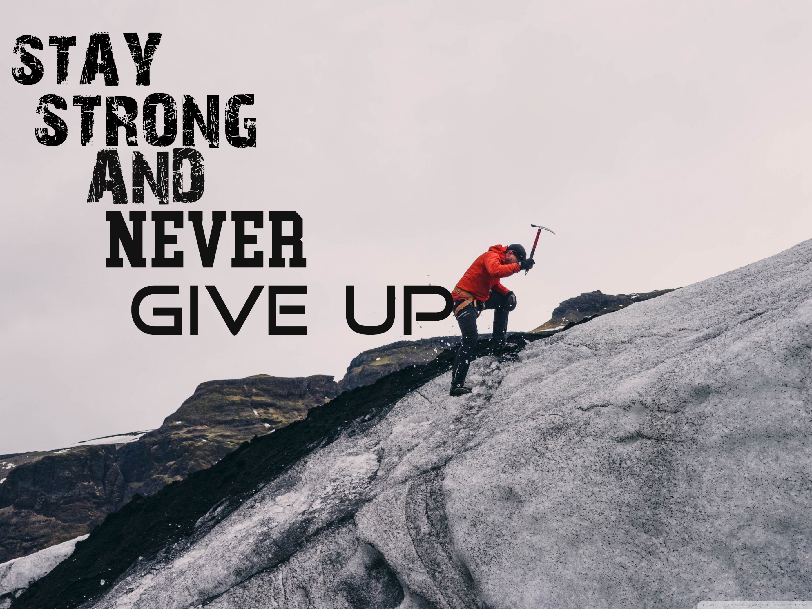 Never Give Up Ultra HD Desktop Background Wallpaper for 4K UHD TV : Multi  Display, Dual & Triple Monitor : Tablet : Smartphone