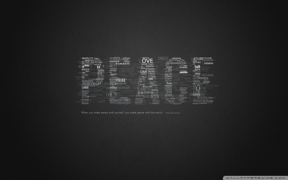 peace wallpaper. Peace desktop wallpaper :