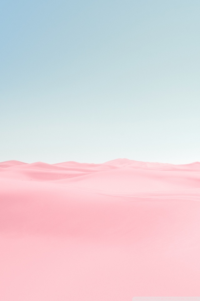Pink Desert, Blue Sky Ultra HD Desktop Background Wallpaper for 4K UHD TV :  Widescreen & UltraWide Desktop & Laptop : Multi Display, Dual Monitor :  Tablet : Smartphone