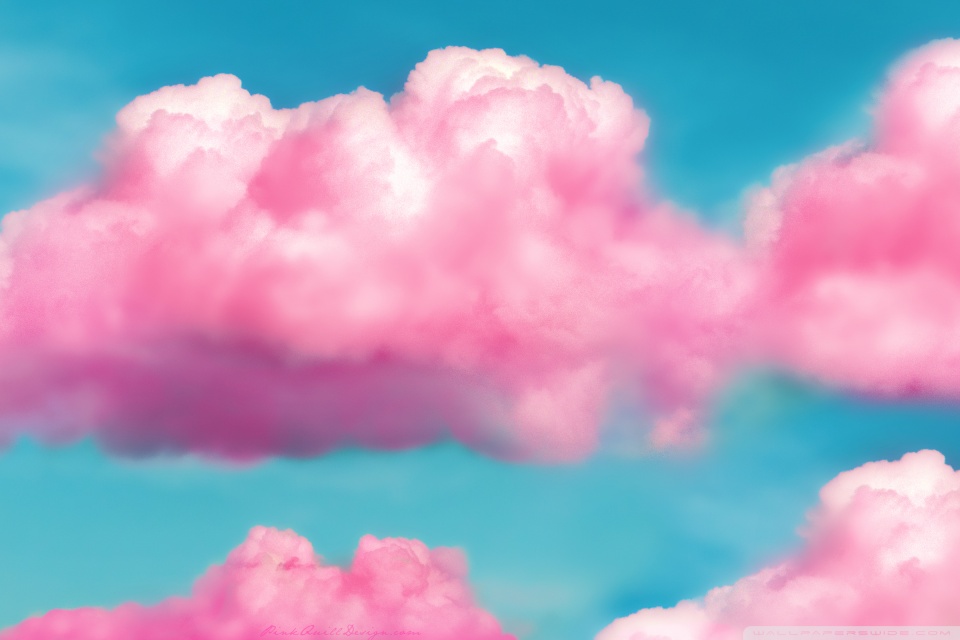 Pink Fluffy Clouds Ultra Hd Desktop Background Wallpaper For 4k