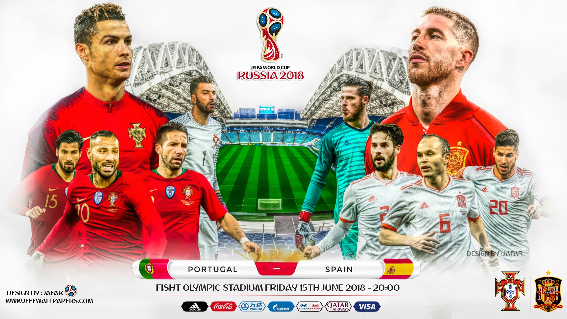 PORTUGAL - SPAIN WORLD CUP 2018 Ultra HD Desktop Background Wallpaper for 4K UHD TV : Tablet : Smartphone PORTUGAL - SPAIN WORLD CUP 2018 Ultra HD Desktop Background Wallpaper for 4K UHD TV : Tablet : Smartphone
