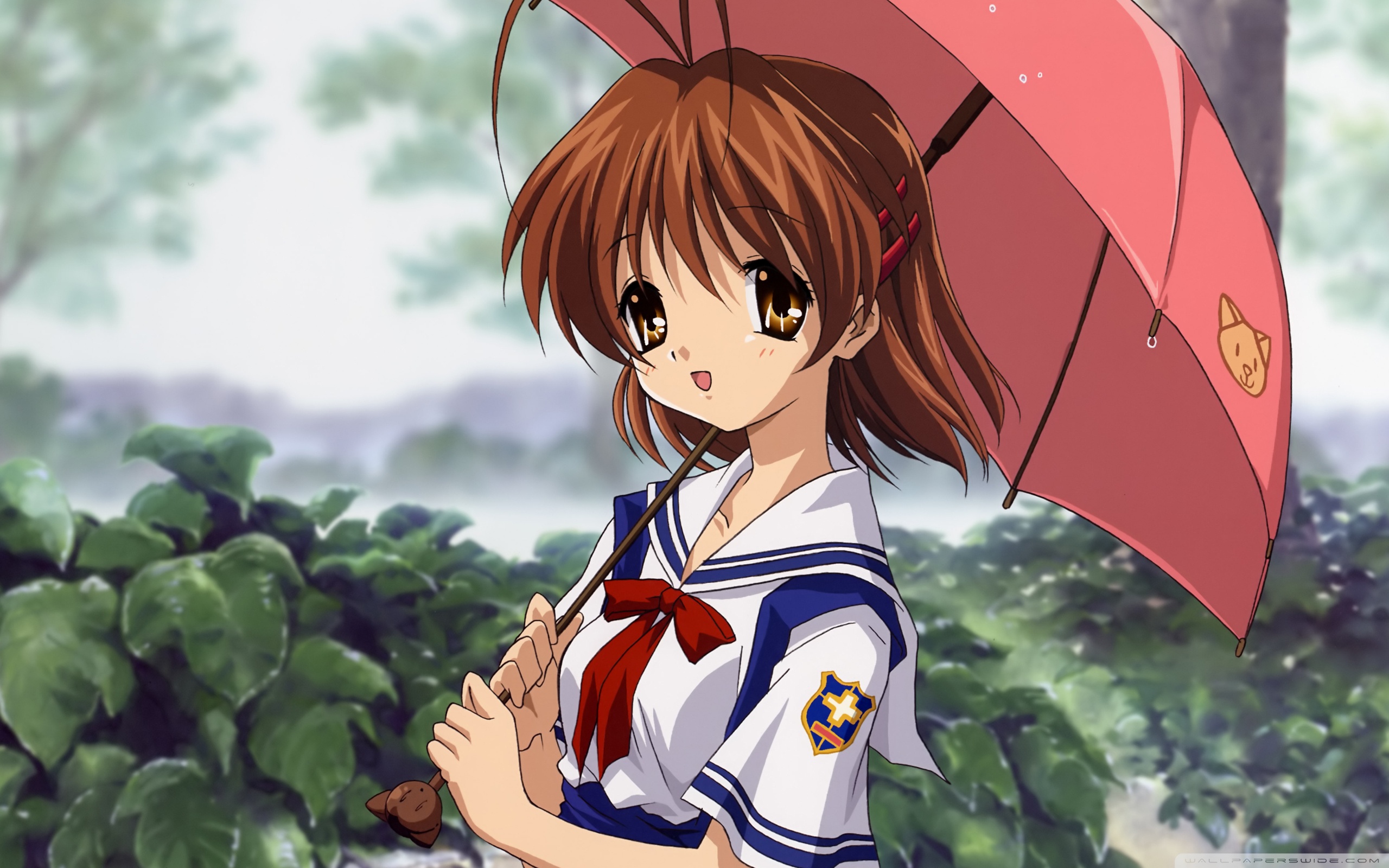 Rain Anime Ultra HD Desktop Background Wallpaper for : Tablet : Smartphone
