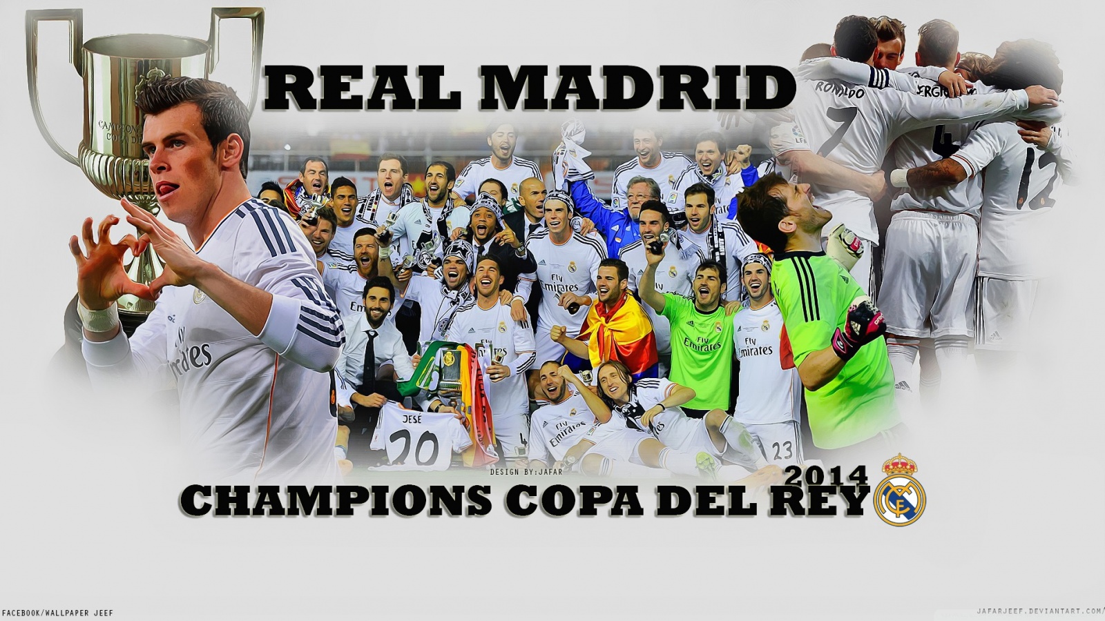 REAL MADRID CHAMPIONS COPA DEL REY 2014 HD Desktop Wallpaper