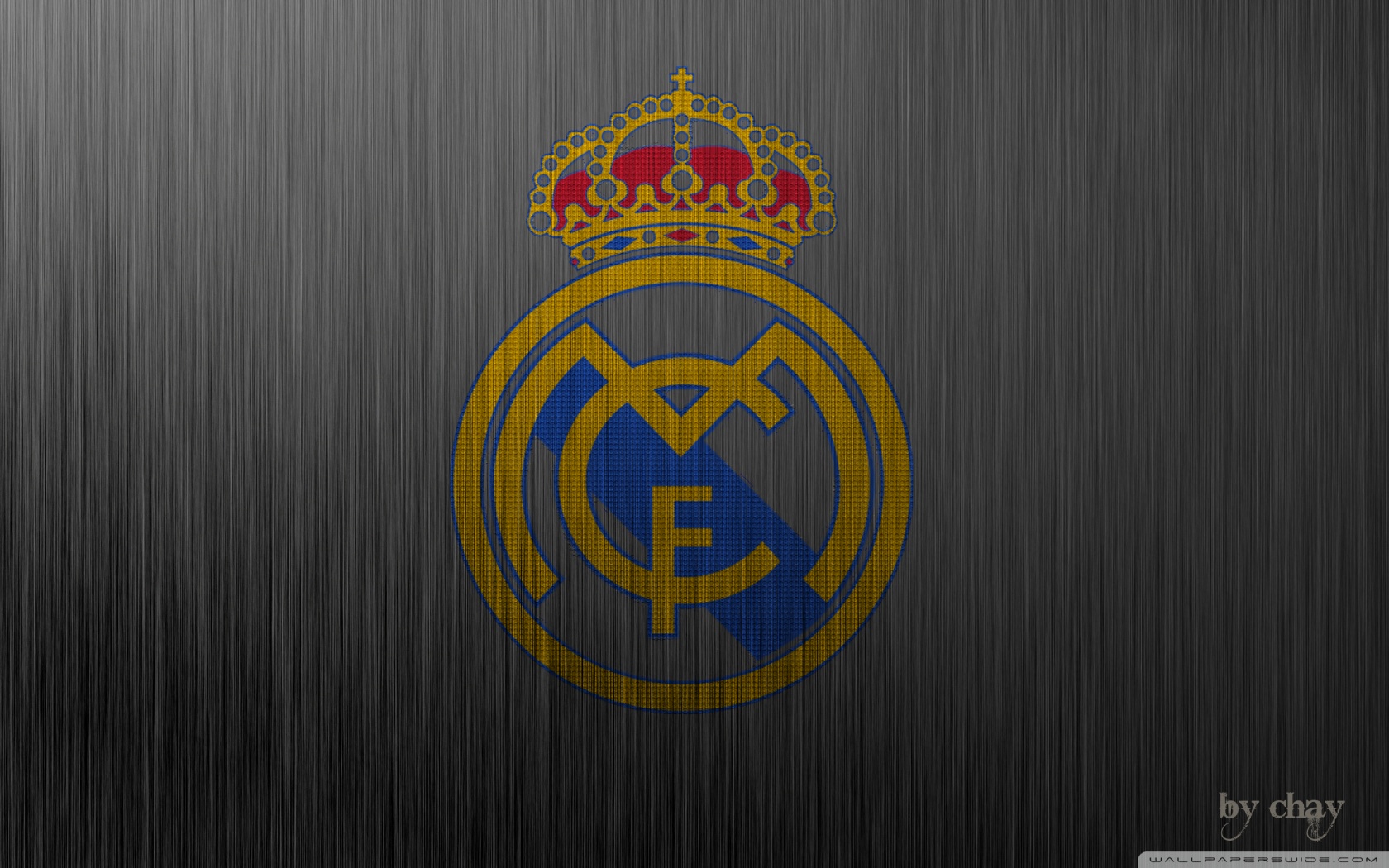 Real Madrid Metal Logo HD Desktop Wallpaper Mobile