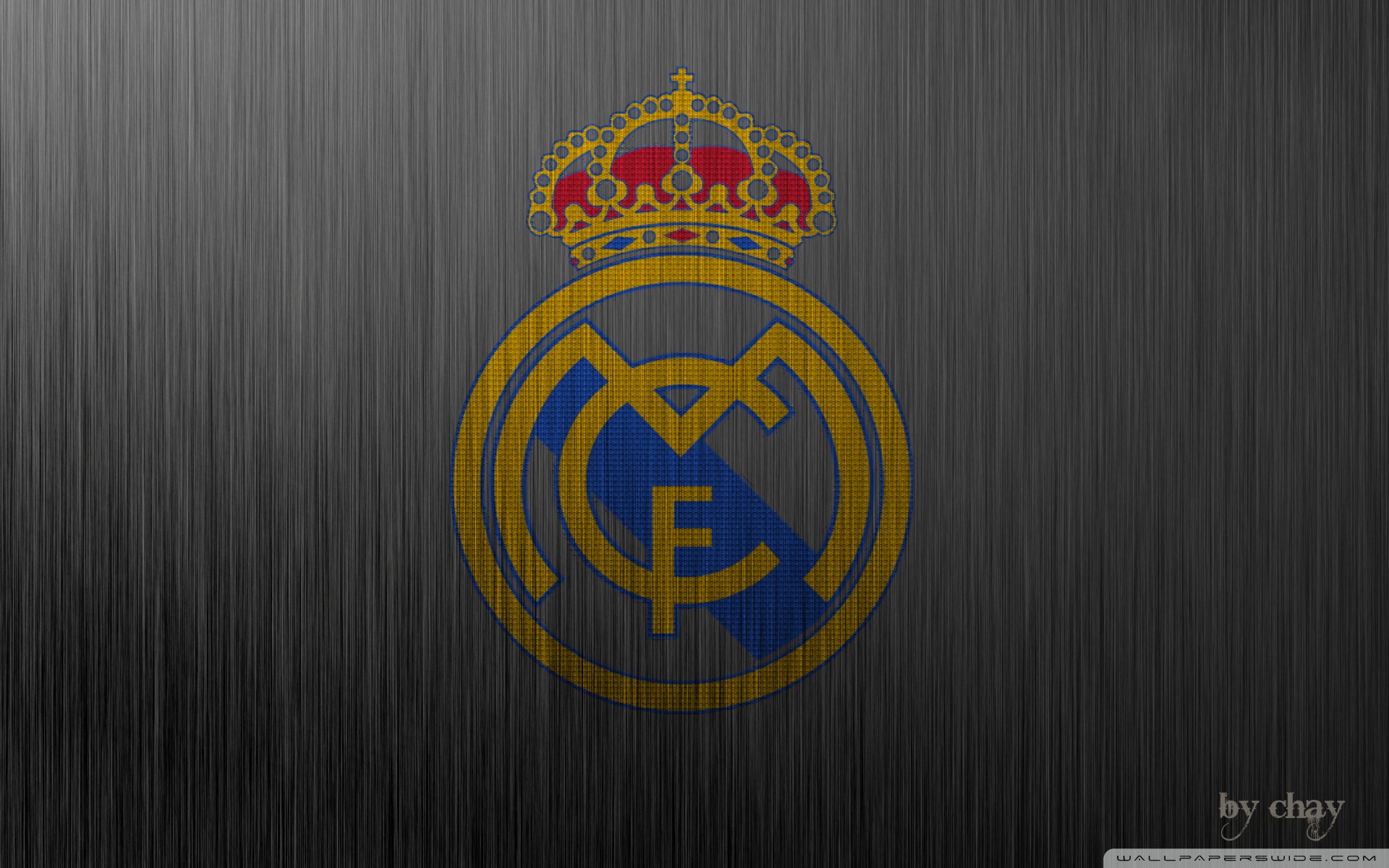 Real Madrid Metal Logo HD Desktop Wallpaper Mobile