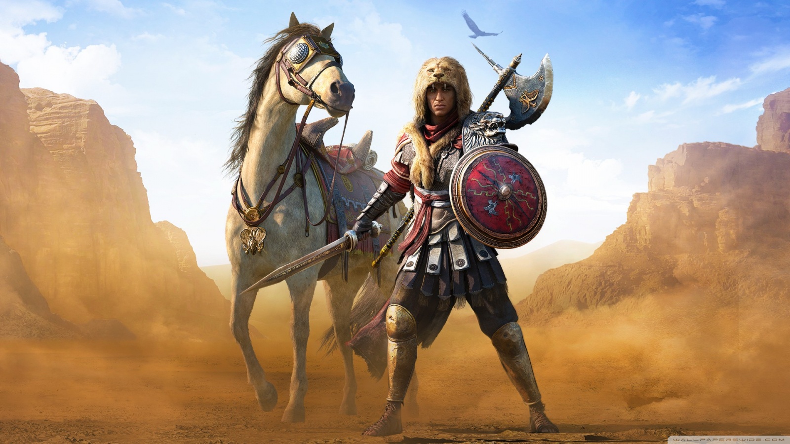 Roman Centurion Assassins Creed Origins Ultra HD Desktop Background  Wallpaper for 4K UHD TV : Widescreen & UltraWide Desktop & Laptop : Tablet  : Smartphone