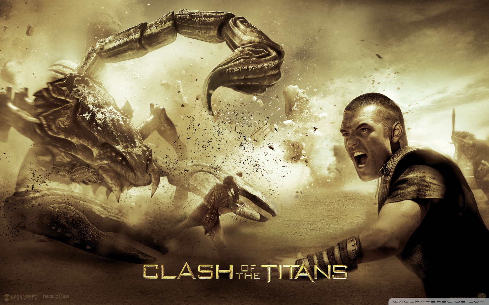 Sam Worthington As Perseus In Clash Of The Titans 4K HD Desktop