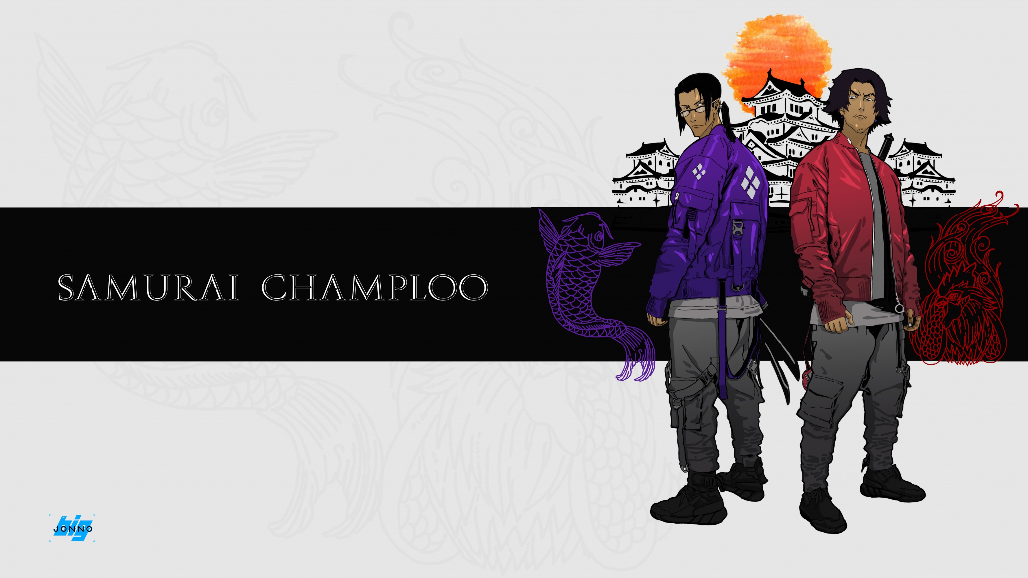 samurai champloo wallpaper 1366x768