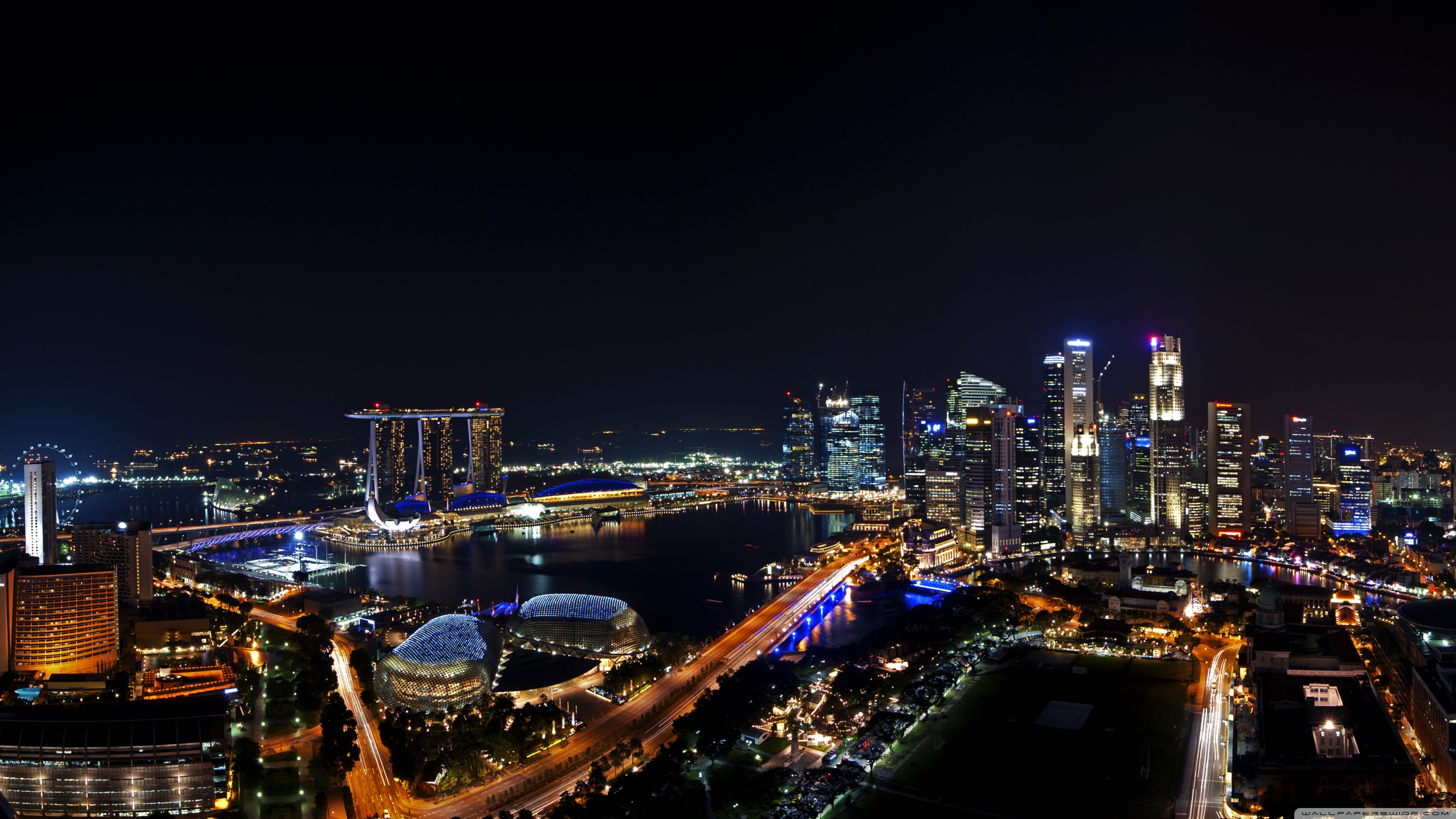 Singapore Night Panorama Ultra HD Desktop Background Wallpaper for : Multi Display, Dual Monitor : Tablet : Smartphone Singapore Night Panorama Ultra HD Desktop Background Wallpaper for : Multi Display, Dual Monitor : Tablet : Smartphone