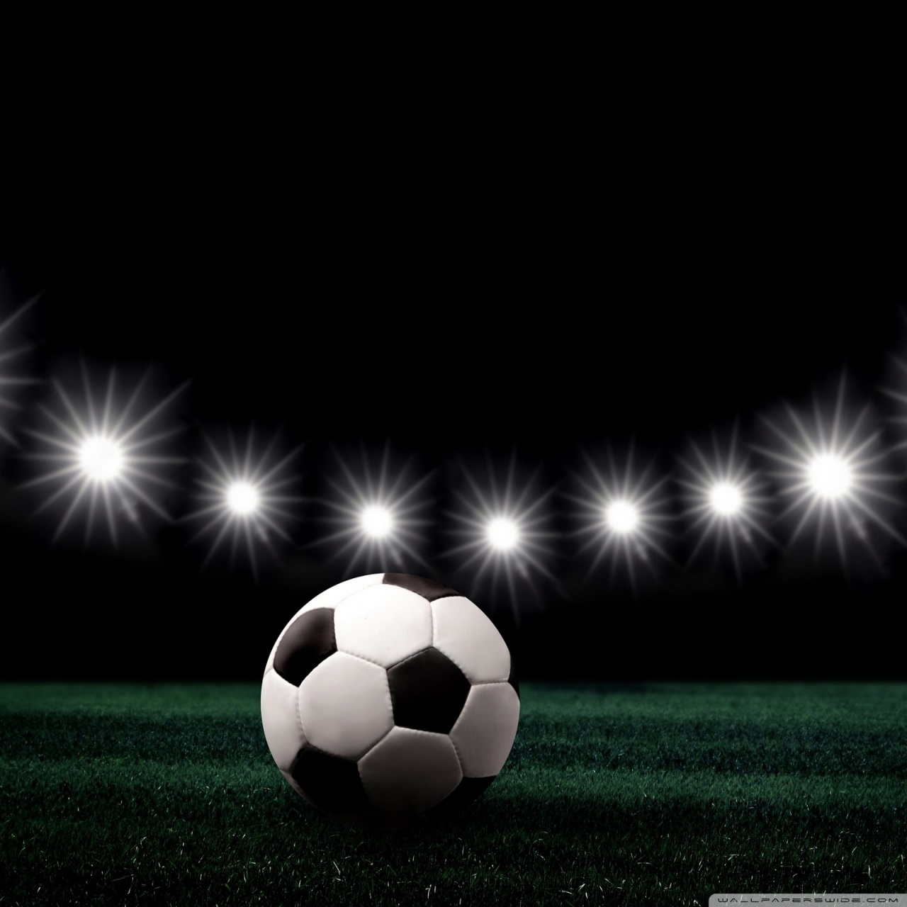 Soccer Stadium At Night 4K HD Desktop Wallpaper For 4K Ultra HD