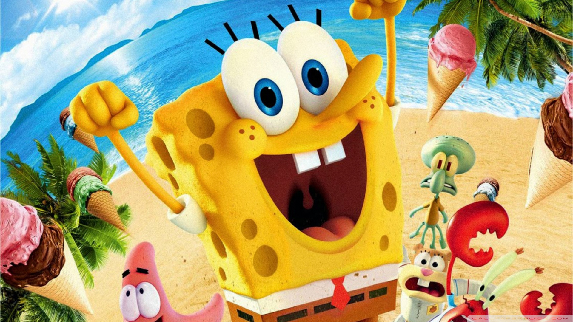 Spongebob Movie 2015 Ultra Hd Desktop Background Wallpaper For 4k
