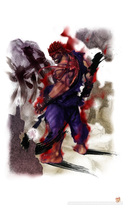ryu wallpaper. Evil Ryu desktop wallpaper
