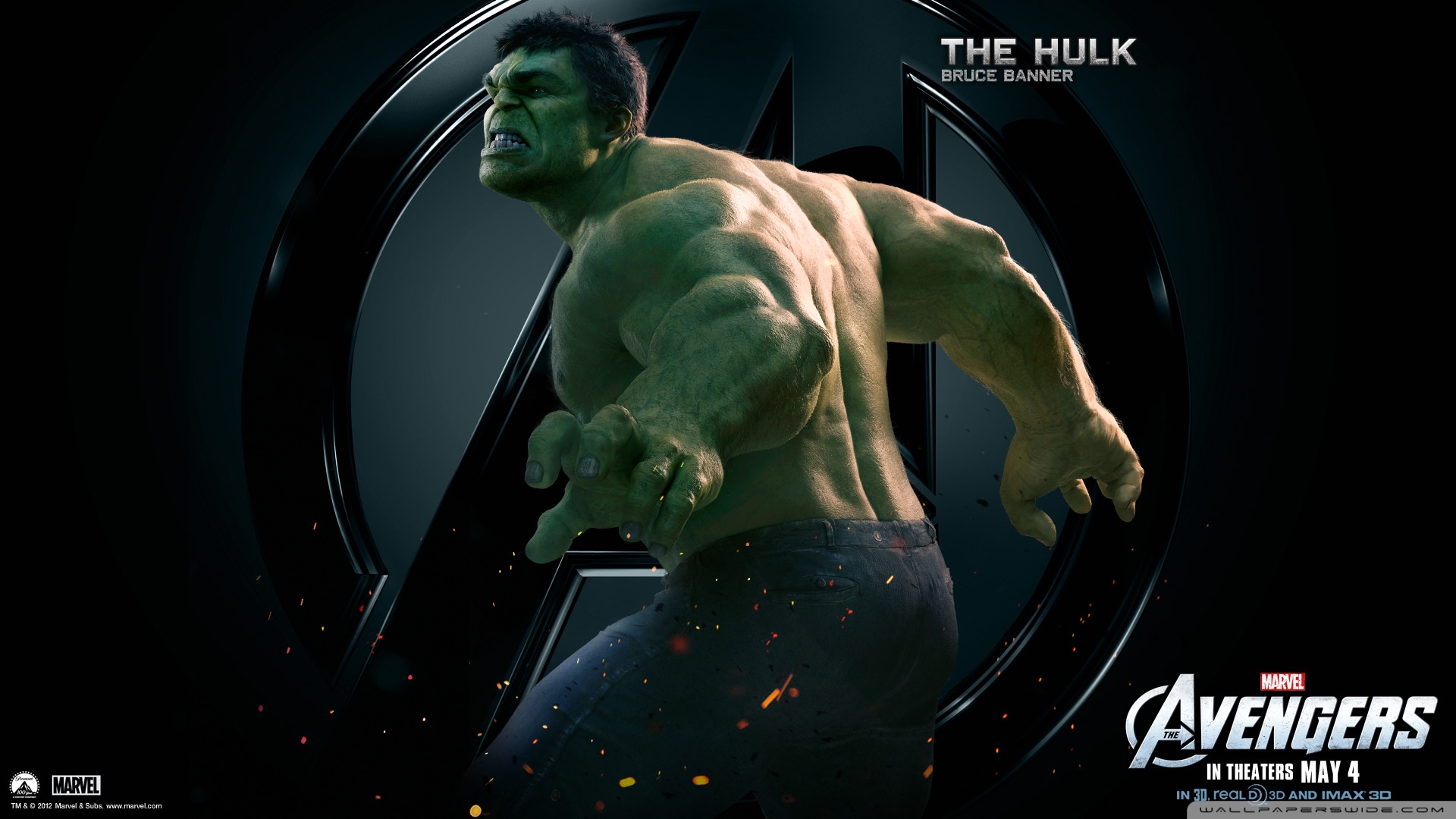 The Avengers Hulk Ultra HD Desktop Background Wallpaper for 4K UHD TV :  Tablet : Smartphone