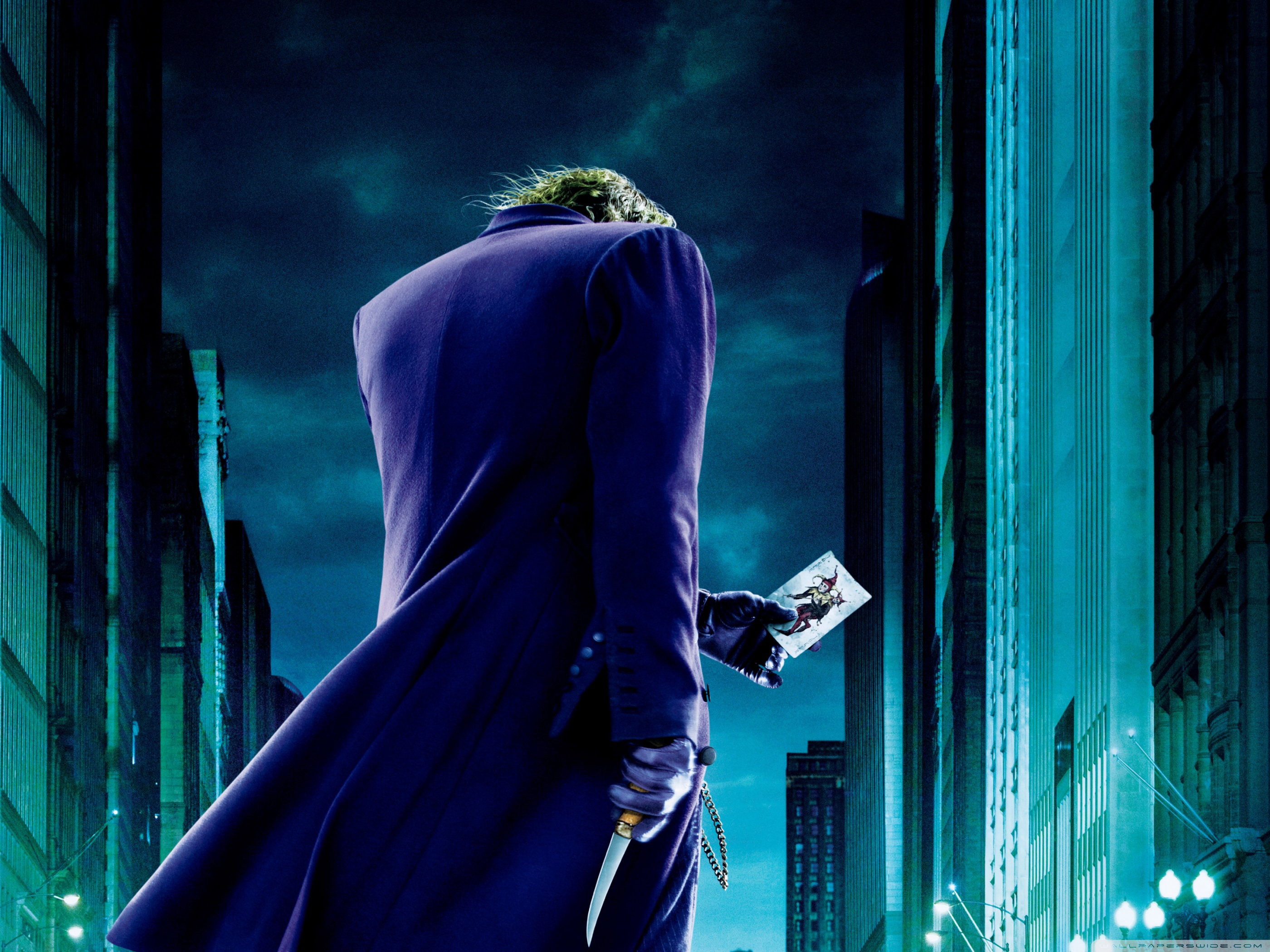 The Joker The Dark Knight Ultra Hd Desktop Background Wallpaper
