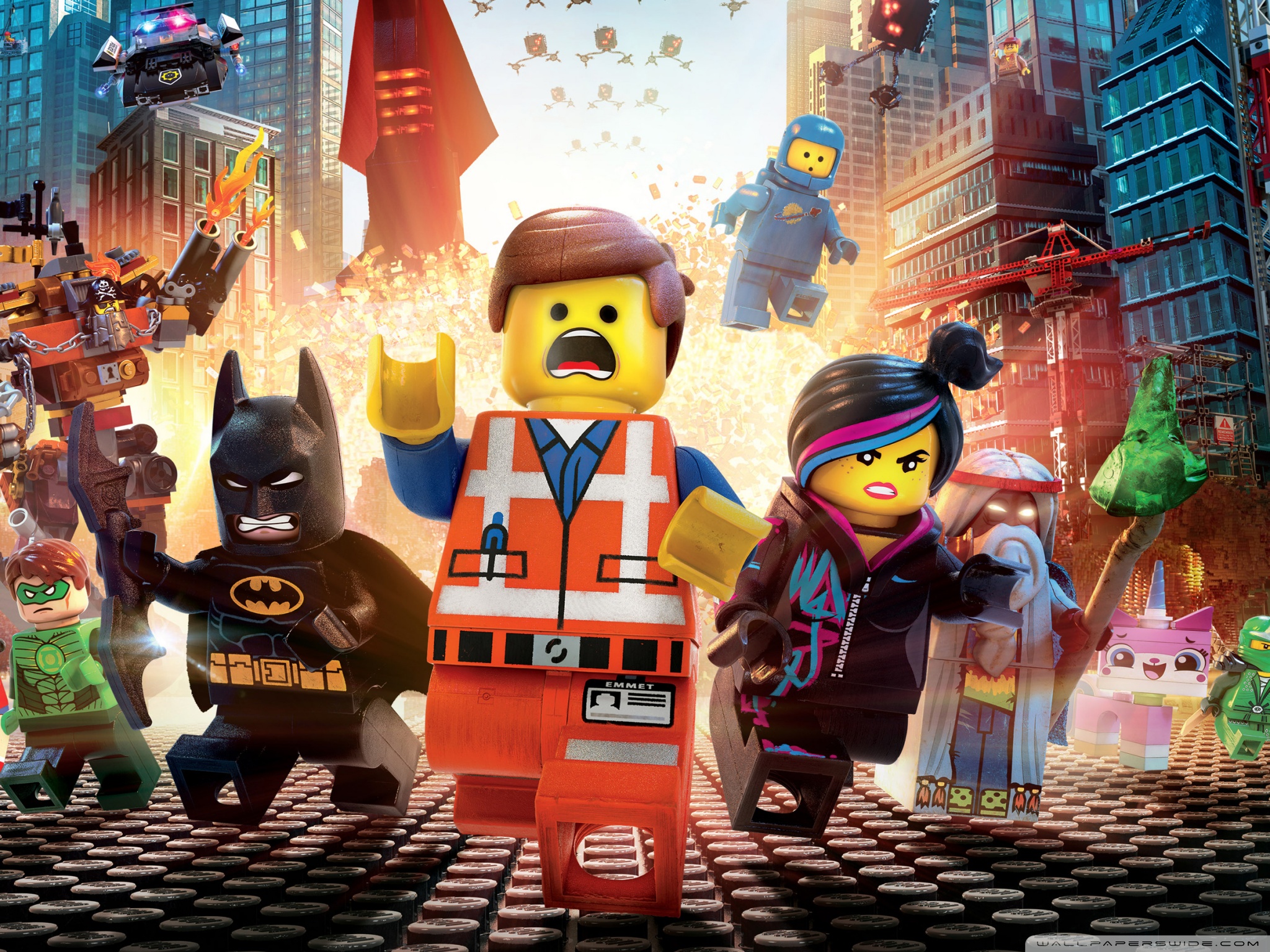 The Lego Movie 2014 Ultra HD Desktop Background Wallpaper for 4K UHD TV :  Tablet : Smartphone