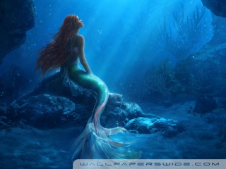 The Little Mermaid Movie 2023 Ultra HD Desktop Background Wallpaper for 4K  UHD TV : Widescreen & UltraWide Desktop & Laptop : Tablet : Smartphone