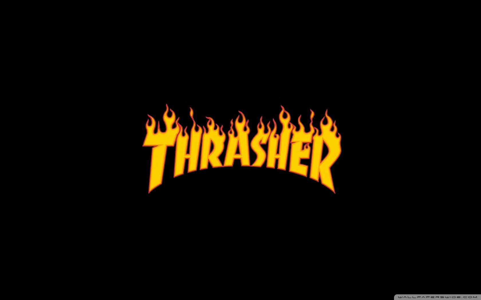 Thrasher Flaming Logo Ultra HD Desktop Background Wallpaper for :  Widescreen & UltraWide Desktop & Laptop : Multi Display, Dual Monitor :  Tablet : Smartphone