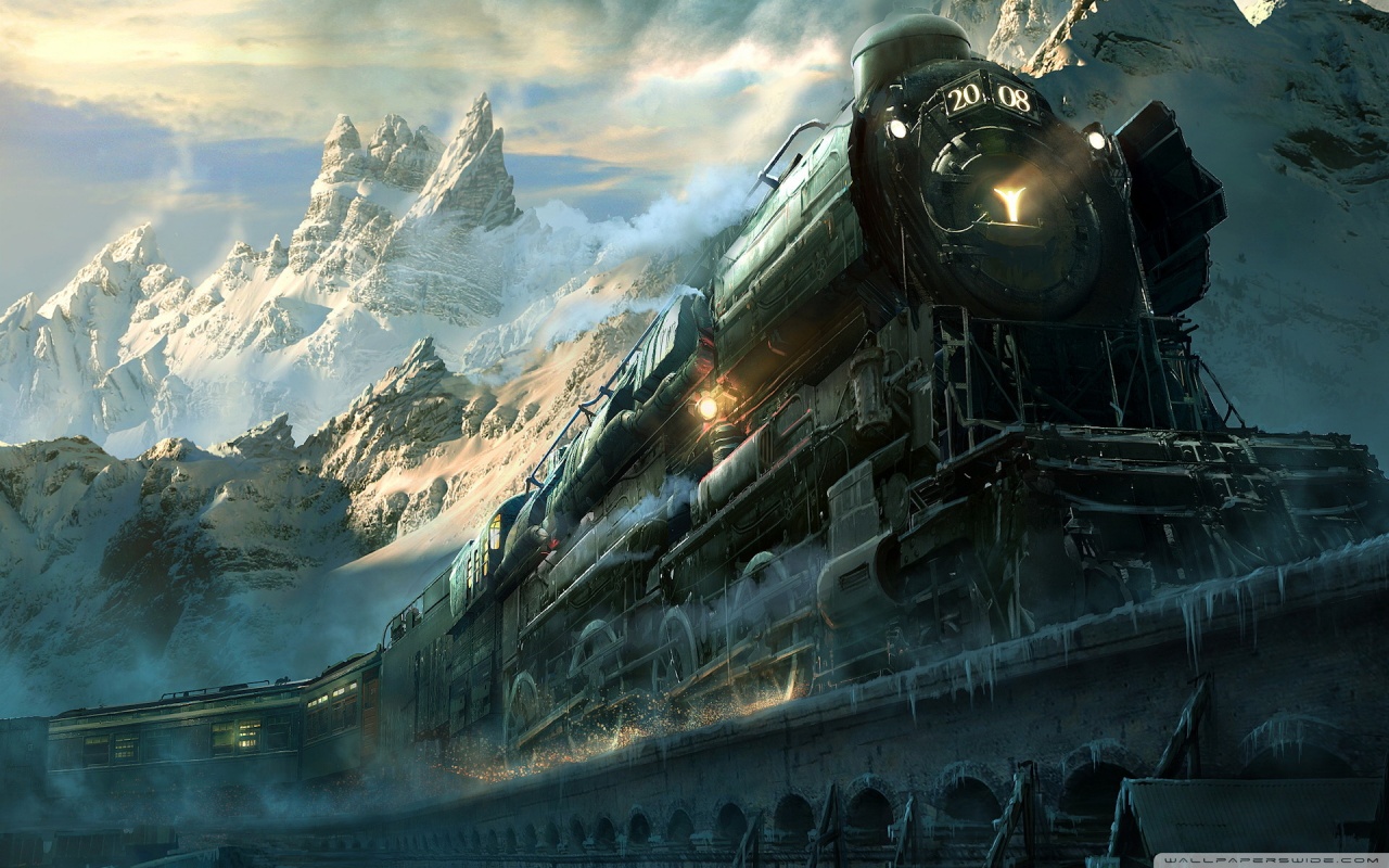 Train Travel Fantasy Ultra HD Desktop Background Wallpaper for