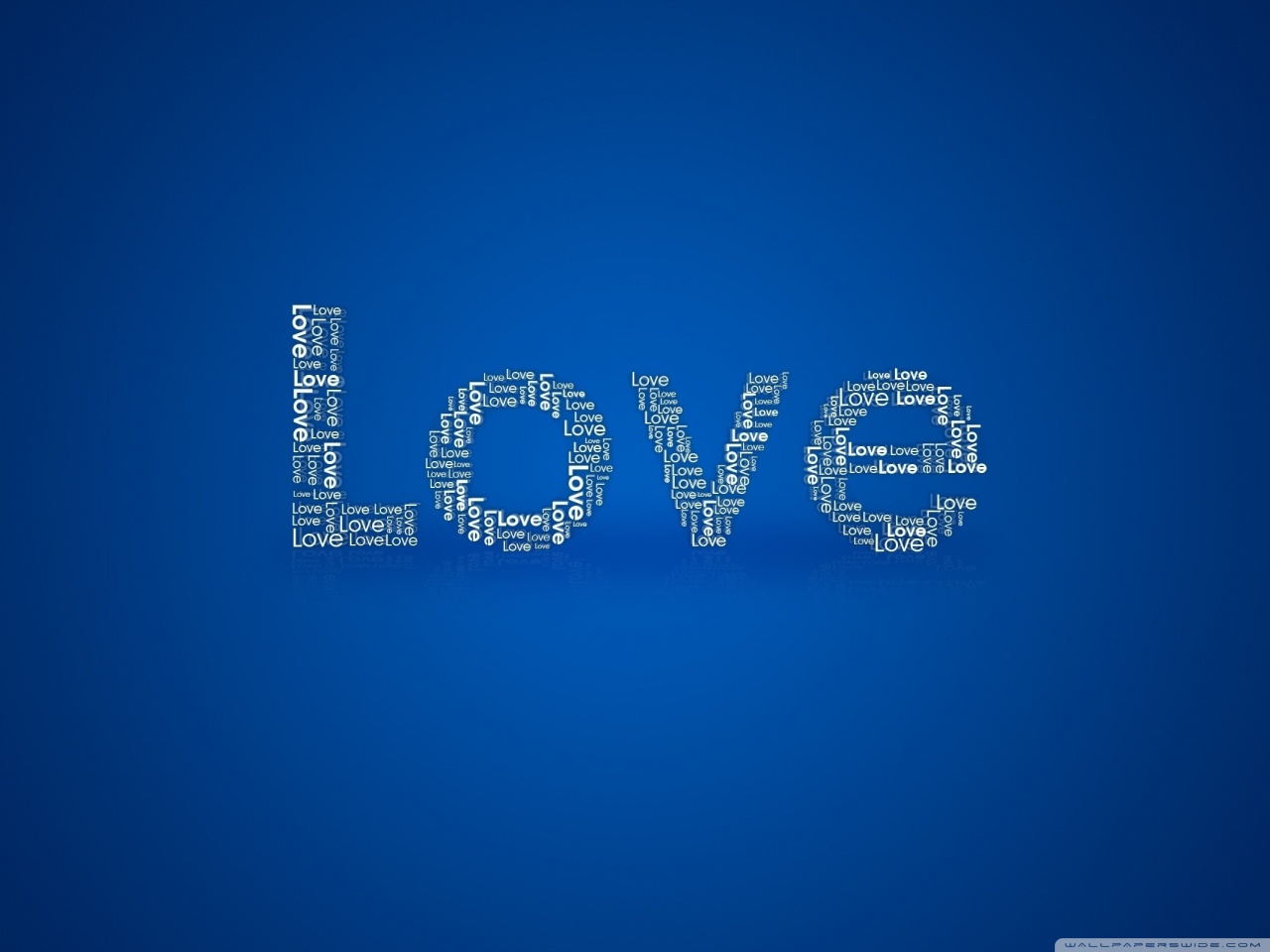 Wallbin  Typography Love wallpaper