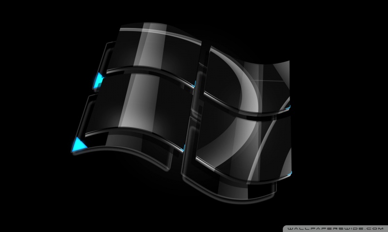 wallpapers vista black. Vista Black Logo desktop