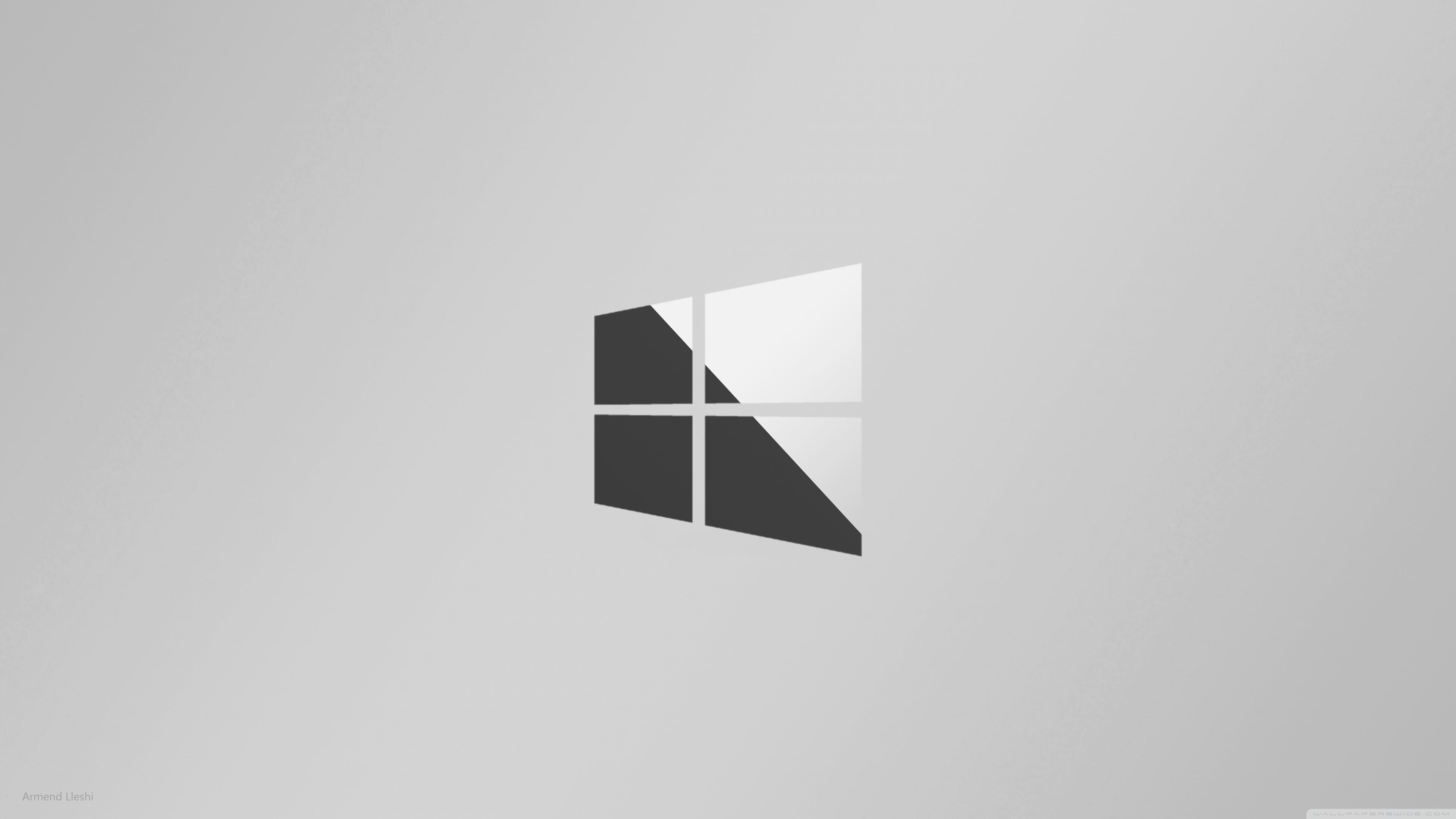 Windows 10 Logo Grey Metallic 4K Ultra HD Desktop Background Wallpaper for  4K UHD TV