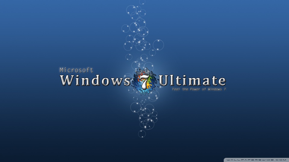 Windows 7 Ultimate Ultra HD Desktop Background Wallpaper for 4K UHD TV
