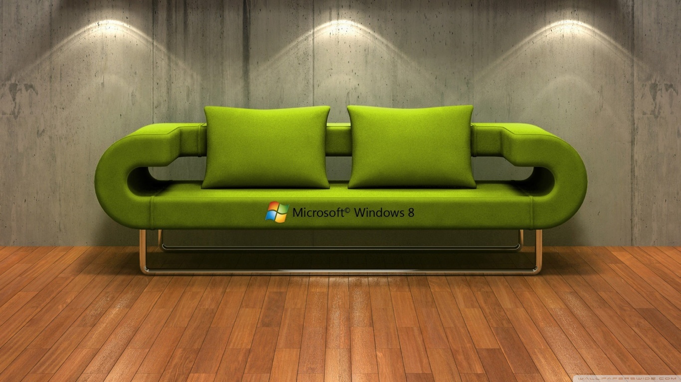 Windows 8 3D Couch 4K HD Desktop Wallpaper For 4K Ultra HD TV