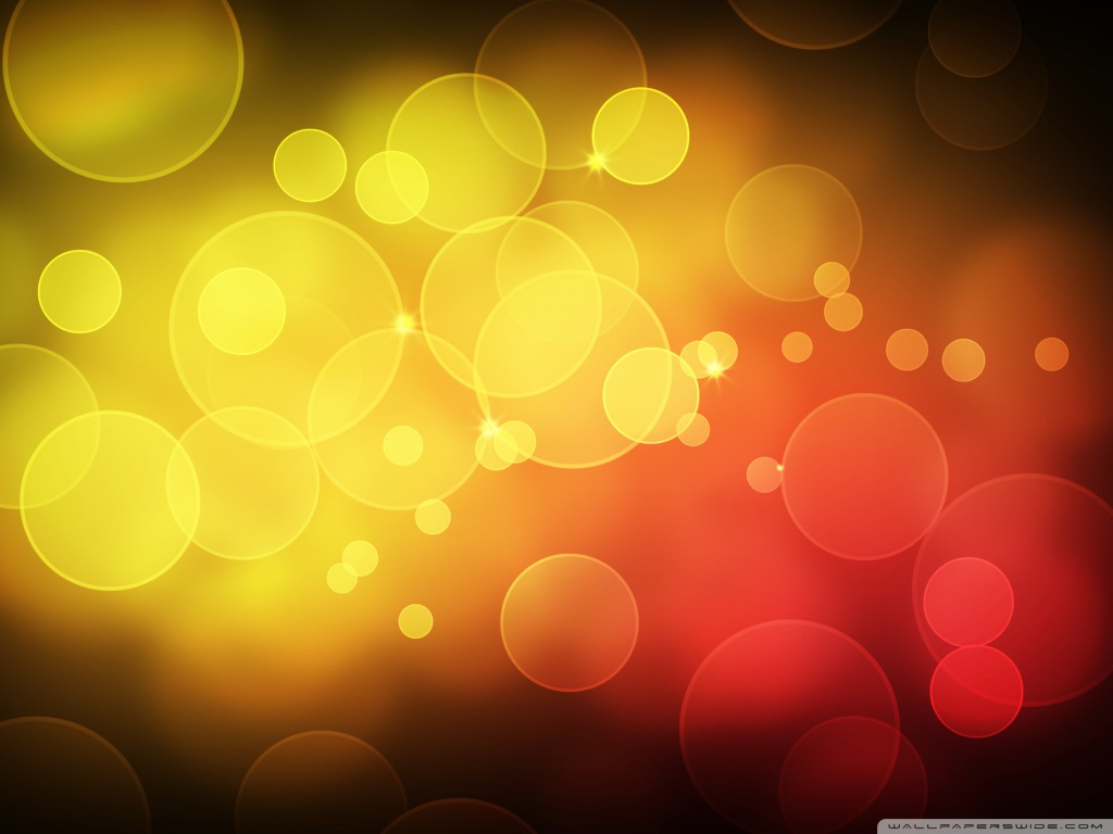 Yellow Red Bubbles 4K HD Desktop Wallpaper For 4K Ultra HD TV