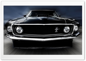 1969 Ford Mustang HD Wide Wallpaper for Widescreen