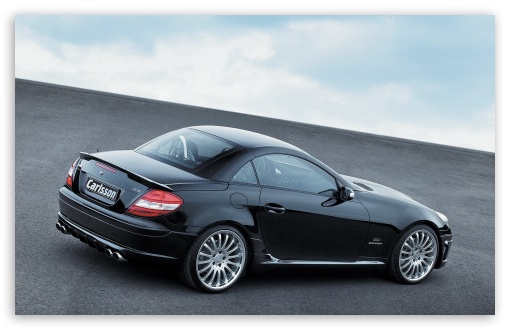 2006 Carlsson CK35 Based On Mercedes Benz SLK 350 Rear Angle Top Up HD wallpaper for Standard 4:3 Fullscreen UXGA XGA SVGA ; Mobile VGA iPad - VGA QVGA Smartphone ( PocketPC GPS iPod Zune BlackBerry HTC Samsung LG Nokia Eten Asus ) ;
