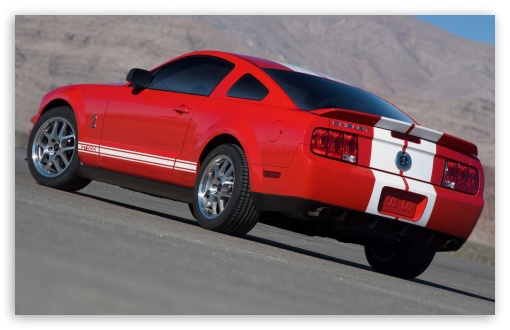 2007 Ford Shelby GT500 Production Red HD wallpaper for Standard 4:3 Fullscreen UXGA XGA SVGA ; Mobile VGA iPad - VGA QVGA Smartphone ( PocketPC GPS iPod Zune BlackBerry HTC Samsung LG Nokia Eten Asus ) ;