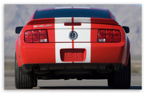2007 Ford Shelby GT500 Production Red 4 HD wallpaper for Standard 4:3 Fullscreen UXGA XGA SVGA ; Mobile VGA iPad - VGA QVGA Smartphone ( PocketPC GPS iPod Zune BlackBerry HTC Samsung LG Nokia Eten Asus ) ;