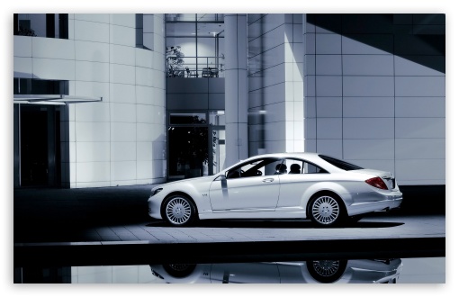 2007 Mercedes Benz CL Class Left HD wallpaper for Standard 4:3 Fullscreen UXGA XGA SVGA ; Mobile VGA iPad - VGA QVGA Smartphone ( PocketPC GPS iPod Zune BlackBerry HTC Samsung LG Nokia Eten Asus ) ;