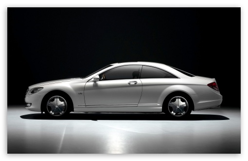 2007 Mercedes Benz CL Class Studio Left HD wallpaper for Standard 4:3 Fullscreen UXGA XGA SVGA ; Mobile VGA iPad - VGA QVGA Smartphone ( PocketPC GPS iPod Zune BlackBerry HTC Samsung LG Nokia Eten Asus ) ;
