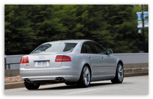 2008 Audi S8 6 HD wallpaper for Standard 4:3 Fullscreen UXGA XGA SVGA ; Mobile VGA iPad - VGA QVGA Smartphone ( PocketPC GPS iPod Zune BlackBerry HTC Samsung LG Nokia Eten Asus ) ;