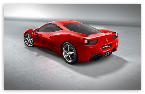 2010 Ferrari 458 Italia   Rear Angle View HD wallpaper for Standard 4:3 5:4 Fullscreen UXGA XGA SVGA QSXGA SXGA ; Wide 16:10 5:3 Widescreen WHXGA WQXGA WUXGA WXGA WGA ; HD 16:9 High Definition WQHD QWXGA 1080p 900p 720p QHD nHD ; Mobile VGA WVGA iPad PSP Phone - VGA QVGA Smartphone ( PocketPC GPS iPod Zune BlackBerry HTC Samsung LG Nokia Eten Asus ) WVGA WQVGA Smartphone ( HTC Samsung Sony Ericsson LG Vertu MIO ) Sony PSP Zune HD Zen ;