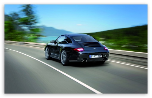 2011 Black Porsche 911 Black Edition Rear HD wallpaper for Wide 16:10 Widescreen WHXGA WQXGA WUXGA WXGA ;