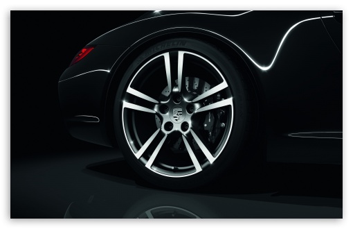 2011 Black Porsche 911 Black Edition Wheel HD wallpaper for Wide 16:10 Widescreen WHXGA WQXGA WUXGA WXGA ;