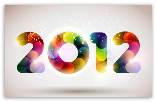 2012 Happy New Year HD wallpaper for Wide 16:10 Widescreen WHXGA WQXGA WUXGA WXGA ;