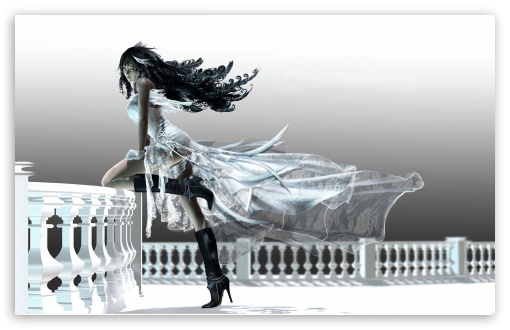3D Anime Girl HD wallpaper for Wide 16:10 Widescreen WHXGA WQXGA WUXGA WXGA ;