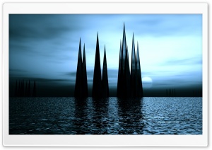 3D Sea HD Wide Wallpaper for Widescreen