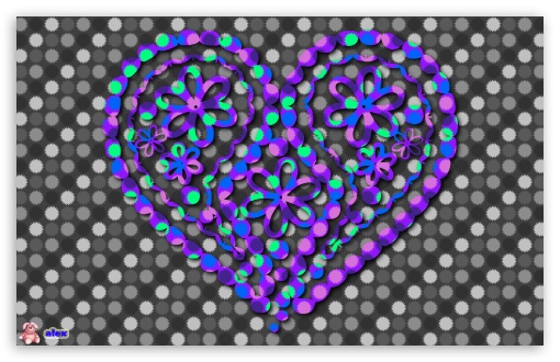 Abstract Heart wallpaper for Wide 16:10 Widescreen WHXGA WQXGA WUXGA WXGA ;