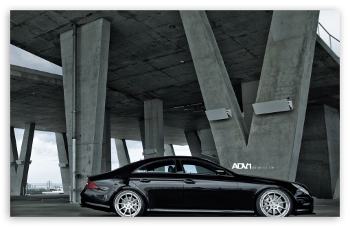 ADV.1 Mercedes CLS 55 HD wallpaper for HD 16:9 High Definition WQHD QWXGA 1080p 900p 720p QHD nHD ;