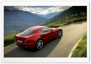 Alfa Romeo 8C Competizione HD Wide Wallpaper for Widescreen