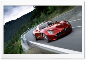Alfa Romeo 8C Competizione HD Wide Wallpaper for Widescreen