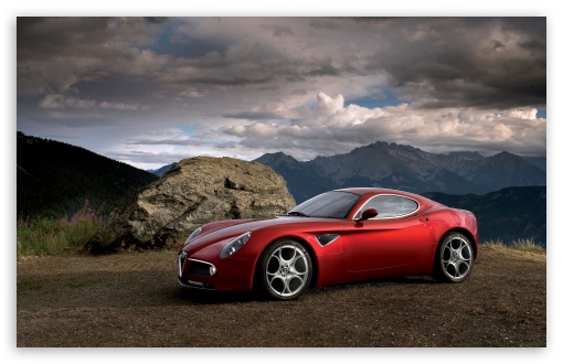 2 Alfa Romeo 8C Competizione HD wallpaper for Standard 43 54 Fullscreen 